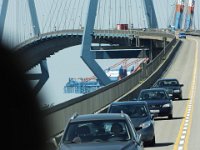 mc tour15 (22)  Eine luftige Fahrt mit dem Bus über die Köhlbrandbrücke (höchste Brücke Haamburgs)